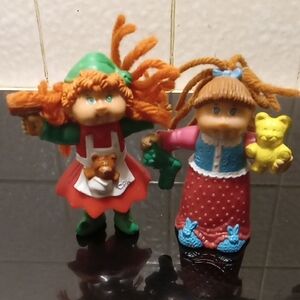 Small cabbage patch girls about 2 inches.